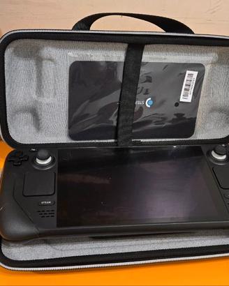 Steam deck lcd 512gb mai usata, con accessori