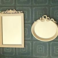 Coppia di specchi "Shabby Chic" eleganti