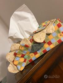 Cartamodello e istruzioni per porta fazzoletti box