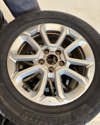 Cerchi in lega originali e gomme Fiat 500X e 500L