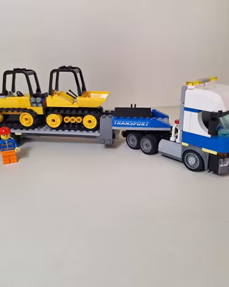 Lego 60244 trasporto mezzi da cantiere