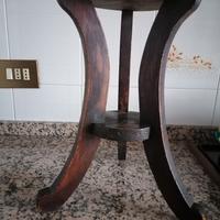 Antico sgabello alzatina legno tabournet