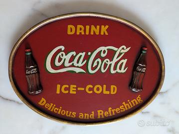 Insegna in legno Coca-Cola