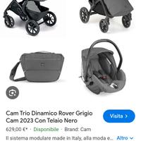 Trio Cam Rover Grigio 