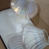 Nihome set di 2 vasi iridescenti forma fungo
