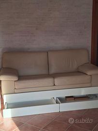 Divano con contenitore (due cassetti)