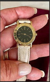 BVLGARIeleganteOROLOGIOinORO18ktCASSAblackVINTAGE