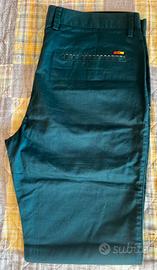 Pantaloni eleganti Hermés color petrolio