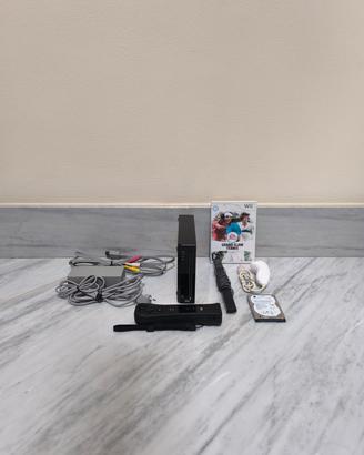 Nintendo Wii Total Black Edition + HDD e Giochi 
