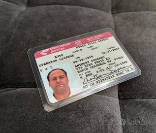 Prop Patente/Card Tony Soprano