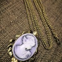 Collana Ciondolo Cammeo Victorian Gothic