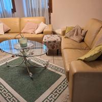 Coppia divani in pelle