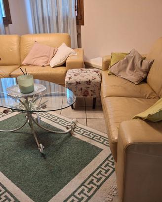 Coppia divani in pelle