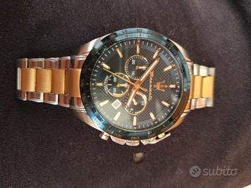 Maserati Orologio Uomo Traguardo oro argento 