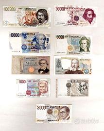 Lotto Banconote Lire Italiane 