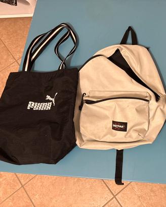 Zaino scuola Eastpak e bors Puma