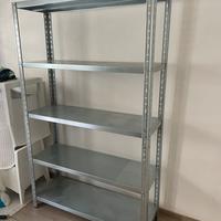 Scaffalatura tutta in metallo zincato