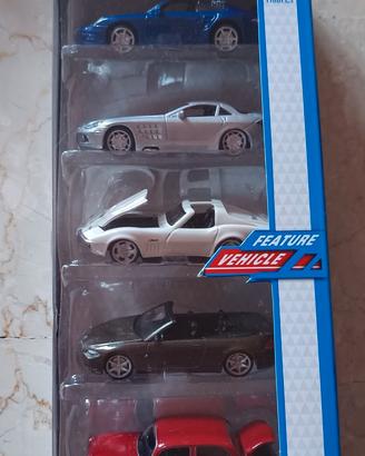 blister 5 metal models Burago 1/64