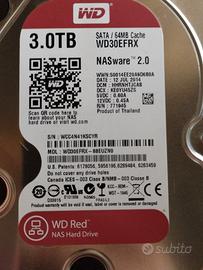 Hard Disk  WD 3  Tera