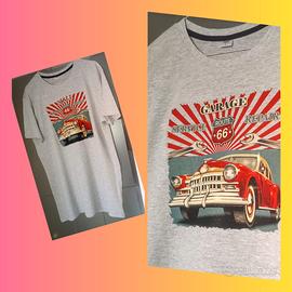 T-shirt Uomo Grigia Taglia  L Route 66 