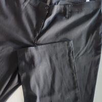 Pantaloni elasticizzati neri gamba larga