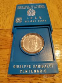 moneta d argento Garibaldi Giuseppe 1982