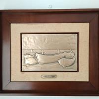 Incisione su lastra in cornice