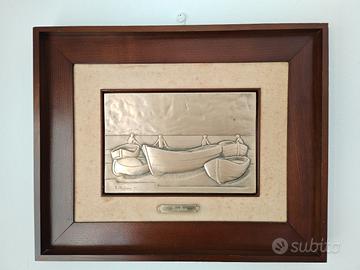 Incisione su lastra in cornice