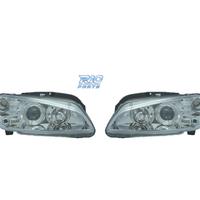 FARI PER PEUGEOT 106 96-05 ANGEL EYES FONDO CROMAT