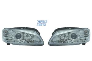 FARI PER PEUGEOT 106 96-05 ANGEL EYES FONDO CROMAT