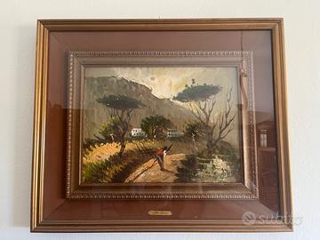 Quadro Aldo Pironti, ritratto di campagna.
