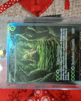 carta Pokémon collezionabile Wo-Chien EX