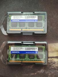 Kit Ram 8GB DDR3 So-dimm 1600 CL11 ADATA
