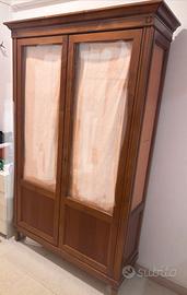 Armadio Vetrina classica in legno massello