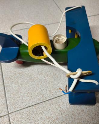 lampadario aeroplano per camera bambini