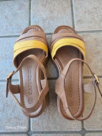 sandali con zeppa 37