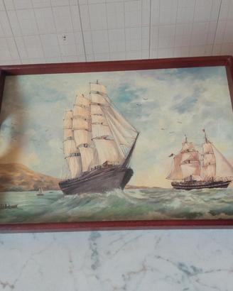 vassoio in legno 