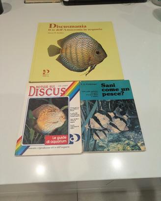 Discusmania e 2 libri discus malattie acquario
