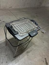 BARBECUE DE LONGHI XL + SUPPORTO DA PAVIMENTO.