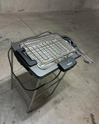 BARBECUE DE LONGHI XL + SUPPORTO DA PAVIMENTO.