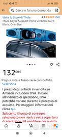 Porta kayak Thule per barre auto 