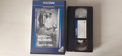 Vhs video rai il teatro di eduardo de filippo: f.m
