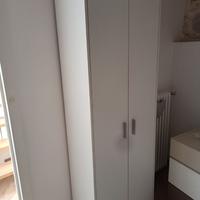 Scarpiera armadio bianca a doppia anta