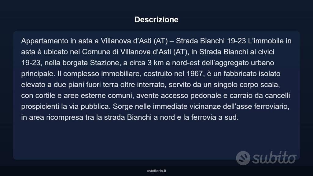 Appartamento – Villanova d'Asti, Stazione - Vista 4