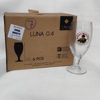 5 calici birra  40 cl Moretti