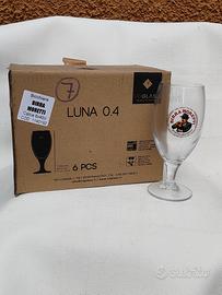 5 calici birra  40 cl Moretti