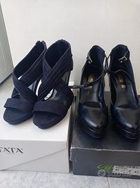 Set due paia di scarpe nere Tata