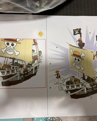 Set nave pirata Costruzioni ispirate One Piece