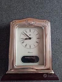 orologio in argento e legno 