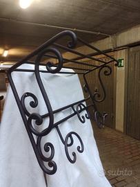 Porta abiti ferro battuto